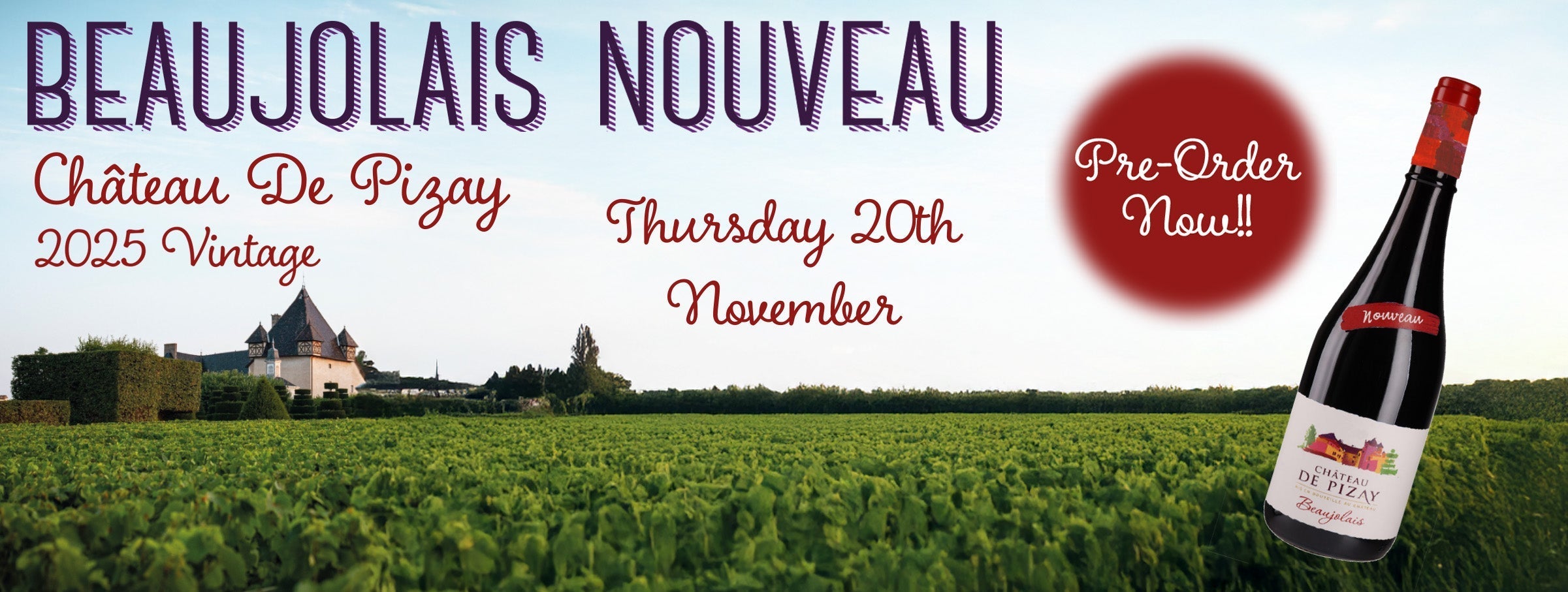 Celebrate Beaujolais Nouveau Day at Brixton Cavavin