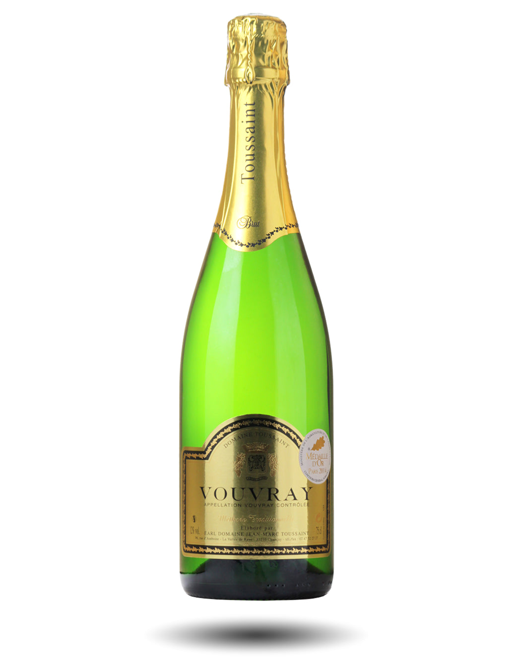 Vouvray Brut, Sparkling, Domaine Toussaint